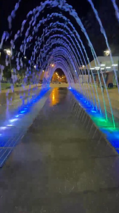 AECP impulsó iluminación azul de espacios emblemáticos de Portoviejo por “Marzo Azul”